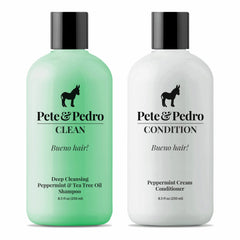 Pete & Pedro Clean shampoo bottle with tea tree oil for deep cleansing