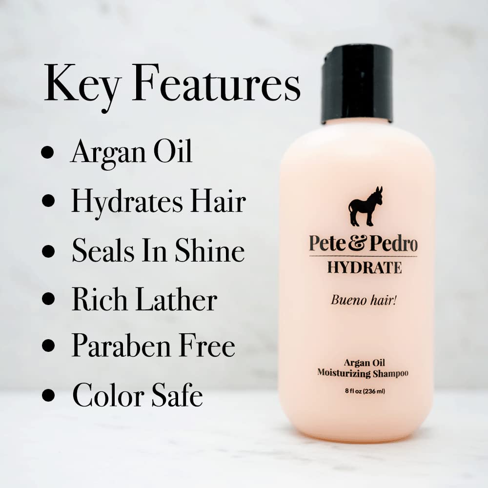 Pete & Pedro peppermint conditioner bottle for refreshing conditioning.