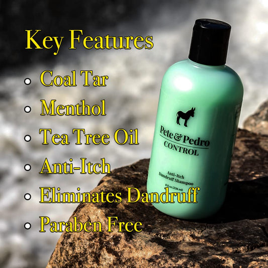 Pete & Pedro Peppermint Conditioner closeup shows creamy texture and hydrating care.