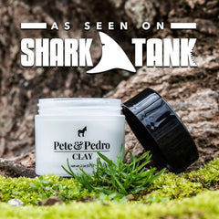 Pete & Pedro Hair Styling Clay demonstrates volume boost for fine hair.