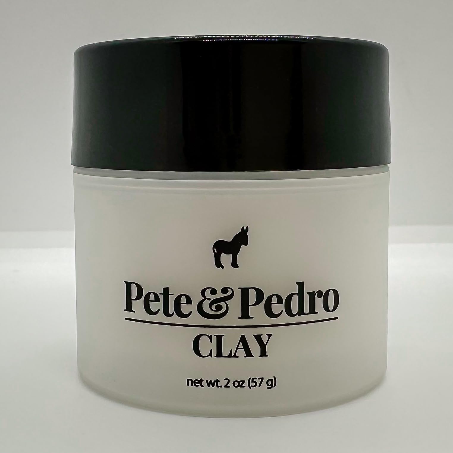 Pete & Pedro Hair Styling Clay water-soluble formula in action for washout.