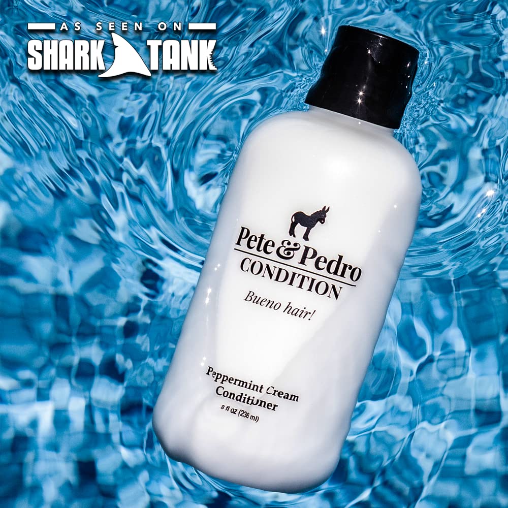 Peppermint Conditioner applied to damp hair aids detangling and manageability.