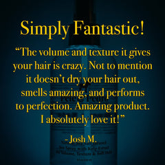 Pete & Pedro SALT spray can be used solo or layered with other products.