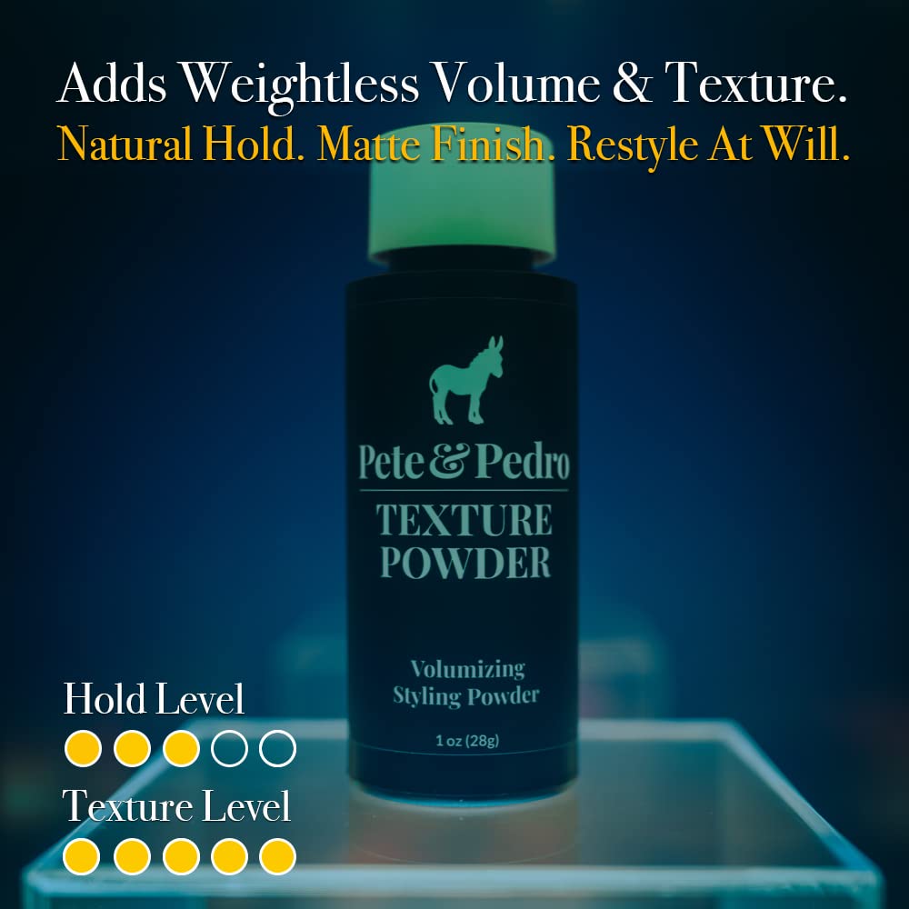 Texture Powder applied at roots to boost lift and volume
