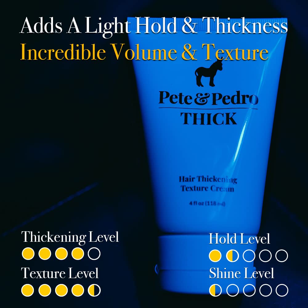 Close-up of THICK ingredients: wheat amino acids and coconut oil with glow.