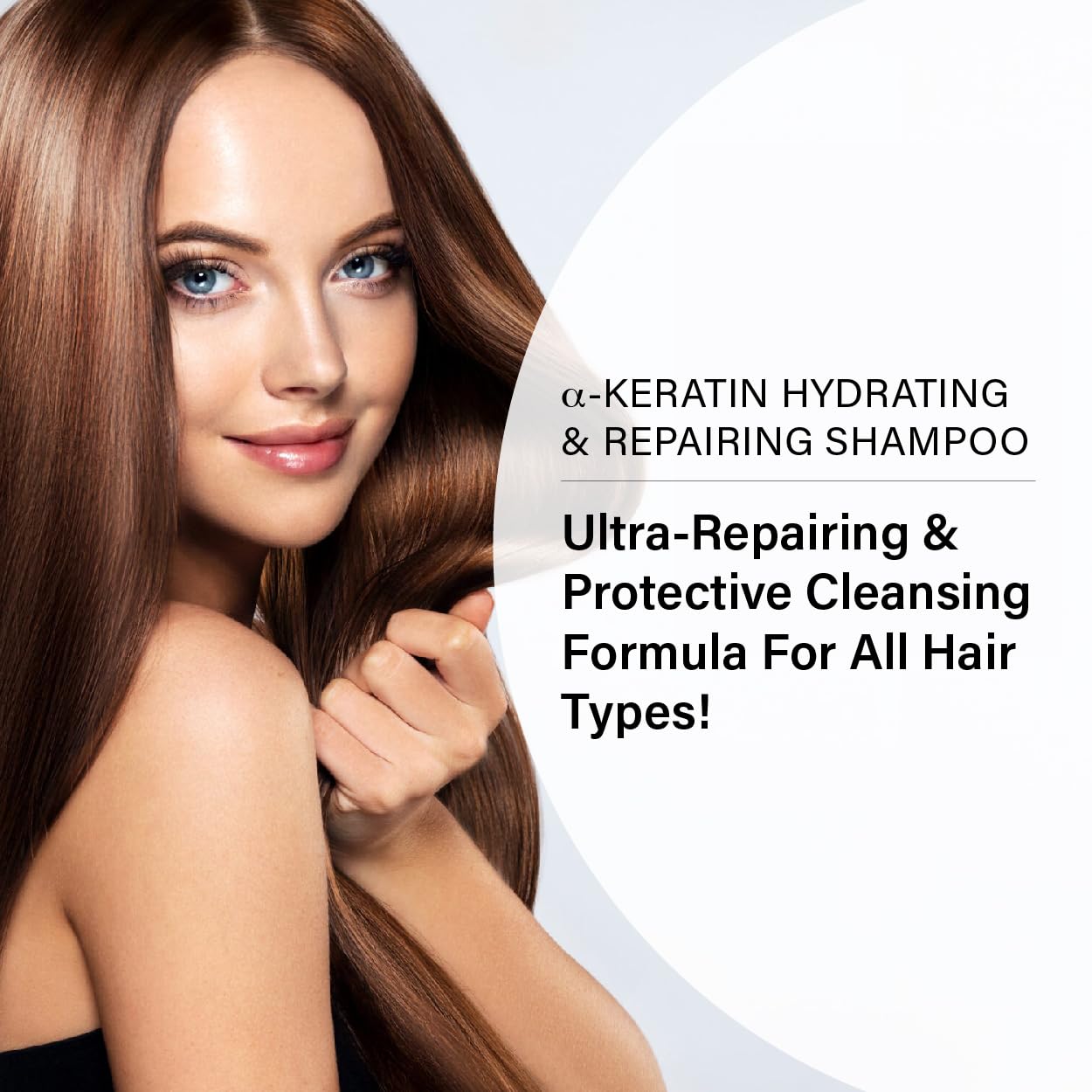 PETER COPPOLA a-Keratin Hydrating Shampoo hair-lather closeup suggests rich, foamy cleansing experience.