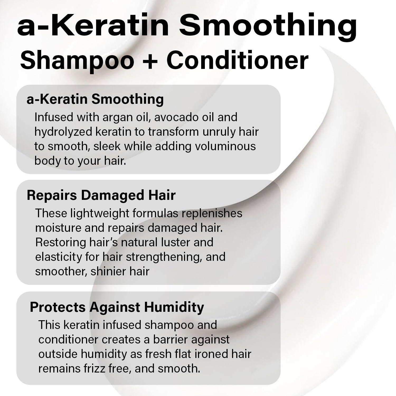 Closeup of Peter Coppola a-Keratin smoothing shampoo with argan oil benefits