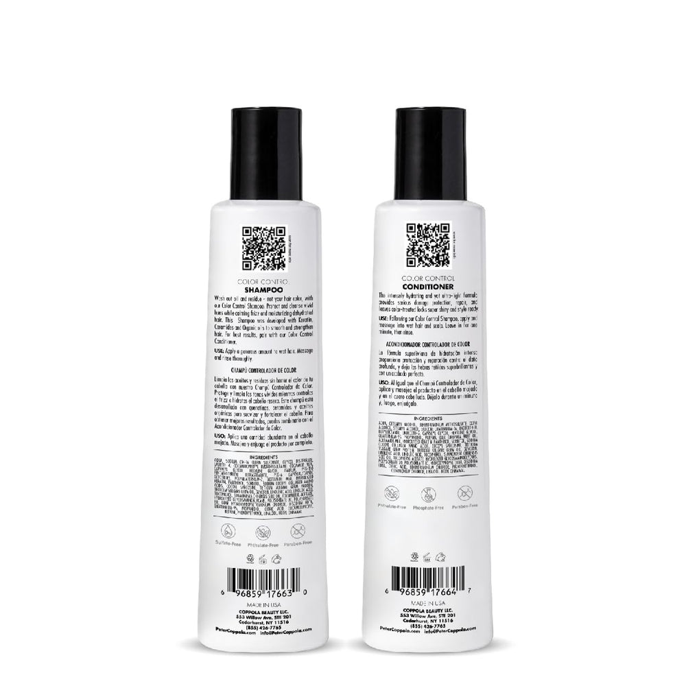 PETER COPPOLA Color Control conditioner bottle highlights keratin-rich hydration