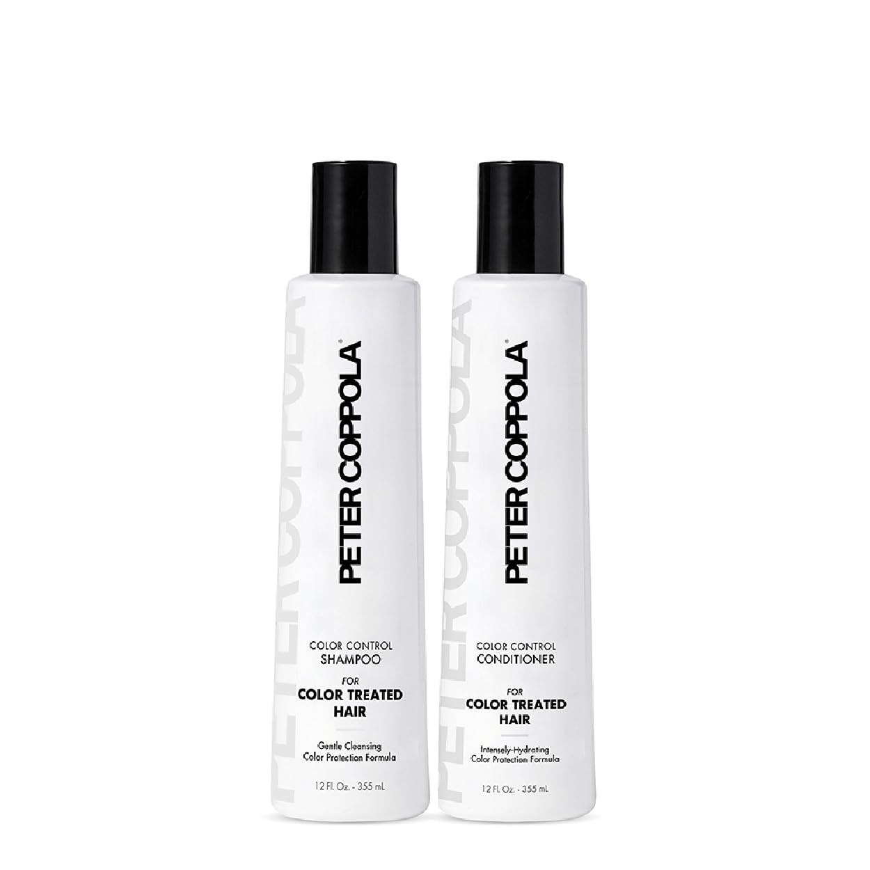 PETER COPPOLA Color Control shampoo bottle shows color-safe cleansing benefits