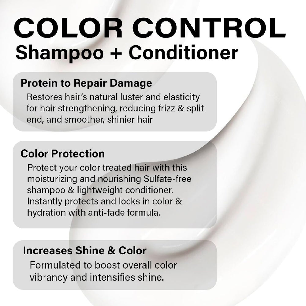 PETER COPPOLA Color Control shampoo lather demonstrates gentle cleansing