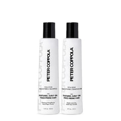 Peter Coppola Total Repair Shampoo bottle front, color-safe and sulfate-free for keratin aftercare.