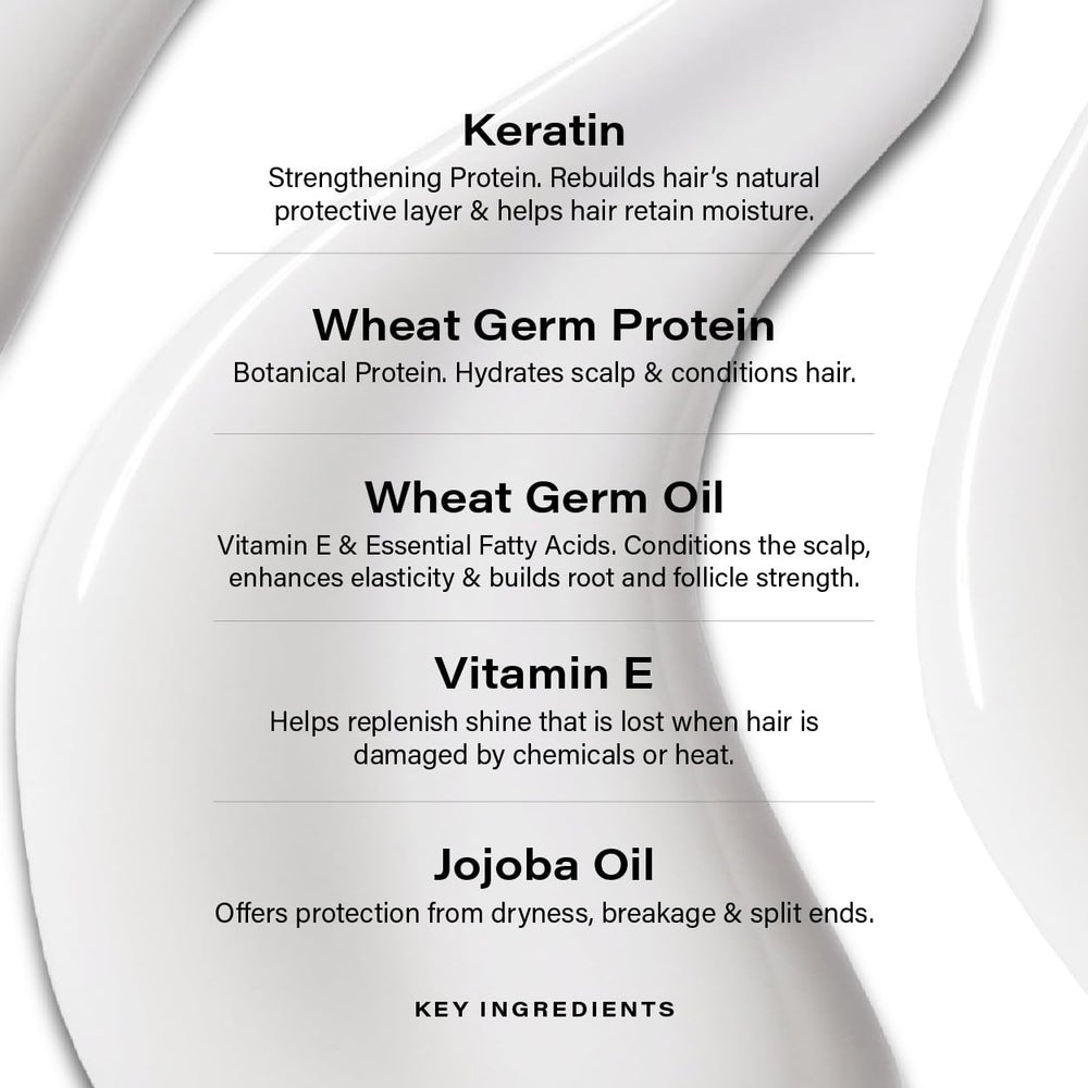 PETER COPPOLA Total Repair Shampoo close-up highlighting keratin and ceramides for strength