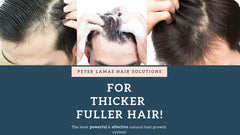Peter Lamas shampoo with peppermint oil droplets near cap