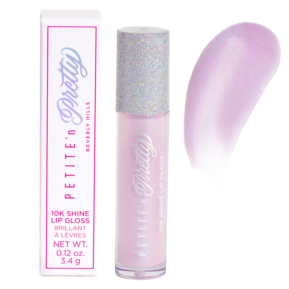 Petite 'N Pretty 10K Shine Lip Gloss Shell Shocked tube providing bright high shine