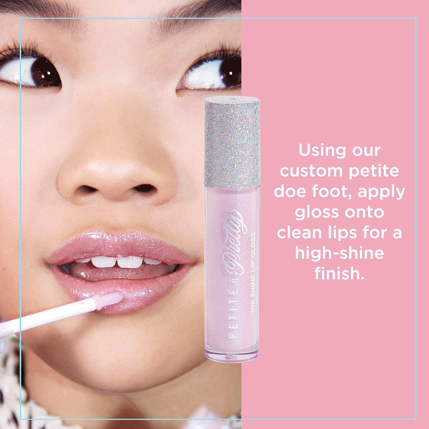 Petite 'N Pretty gloss with cotton candy scent for playful use