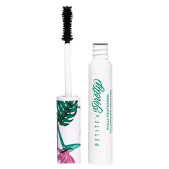 Petite 'N Pretty Fully Feathered mascara brush closeup for precise lash volume.