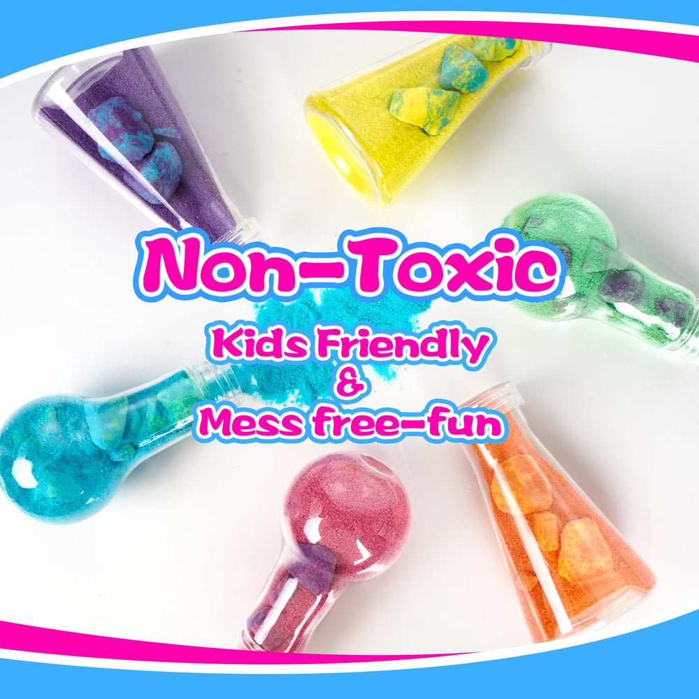 Petydore kids bath science experiment encourages curiosity while kids design their own potions.
