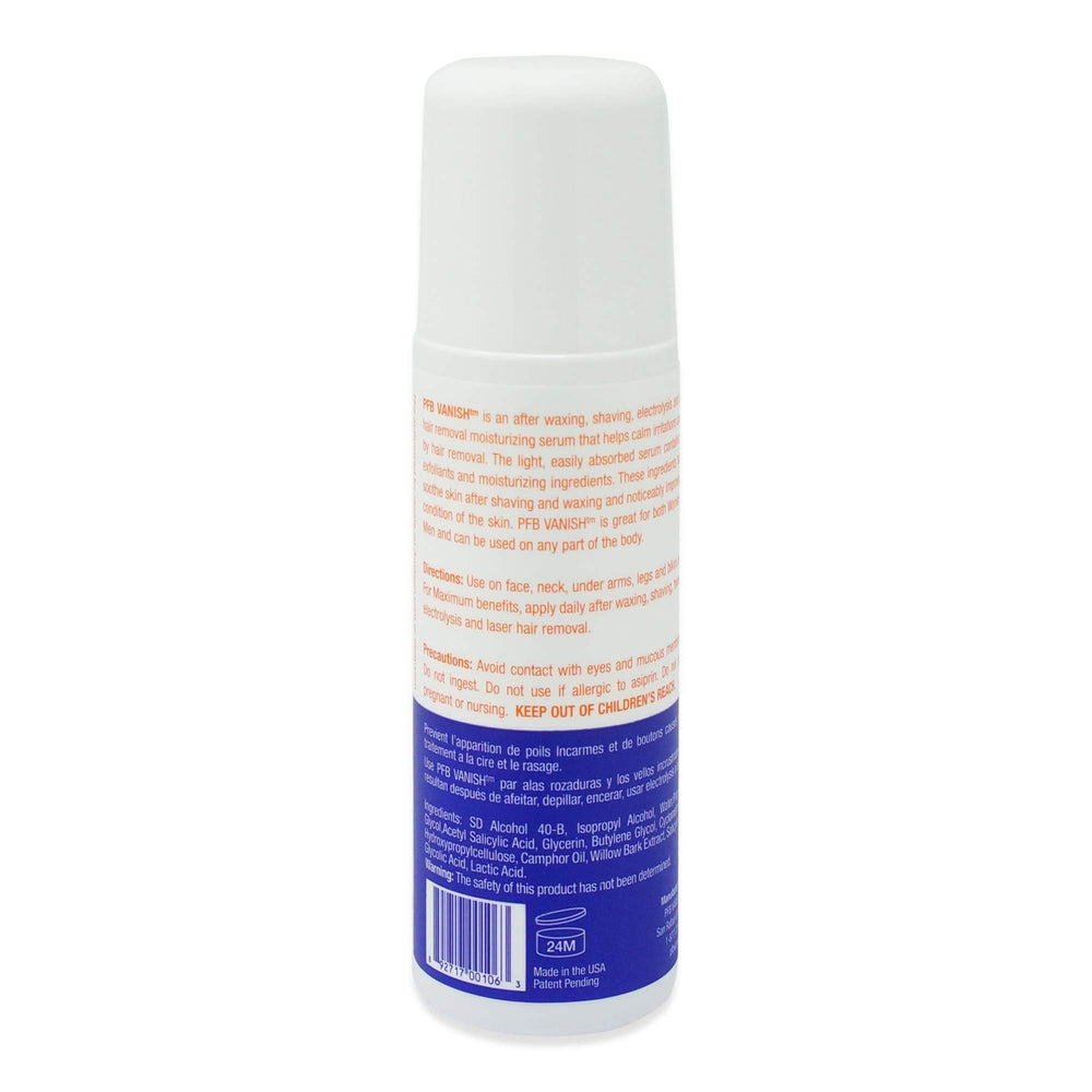 PFB Vanish cooling gel texture close-up highlights refreshing skin comfort