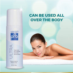 PFB Vanish Ultra ingrown-hair bump shown on the skin surface.