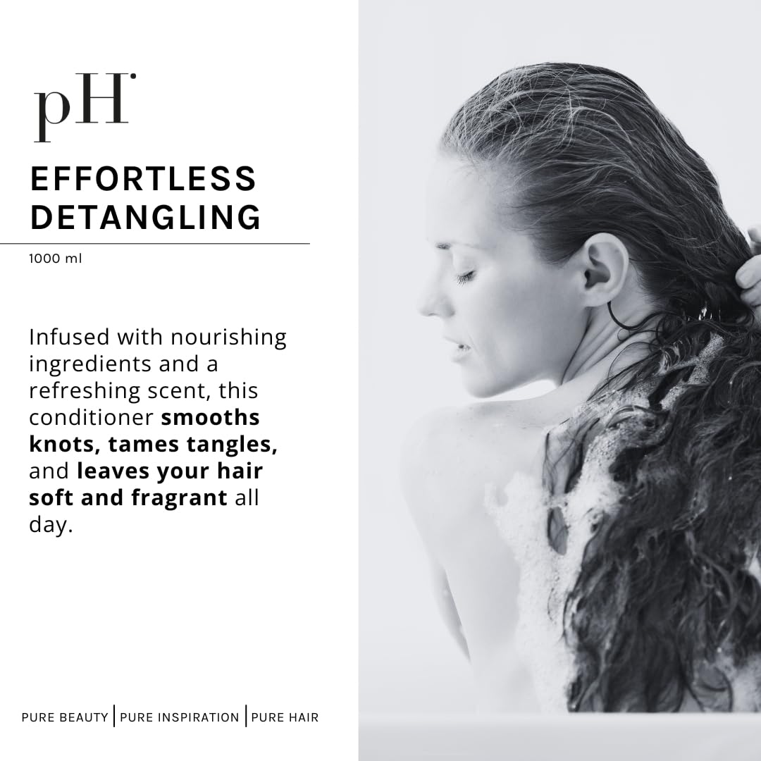 Refreshing fragrance of pH PURE HAIR Smooth Perfect conditioner