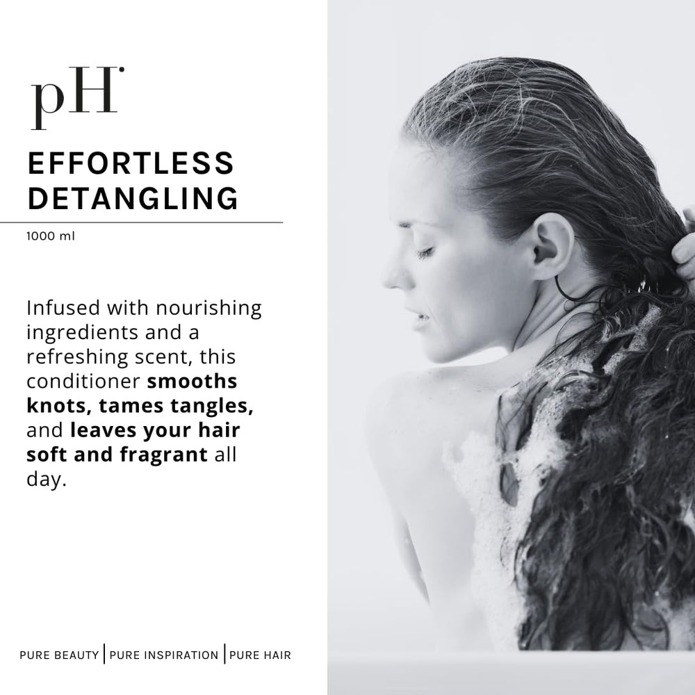 Refreshing fragrance of pH PURE HAIR Smooth Perfect conditioner