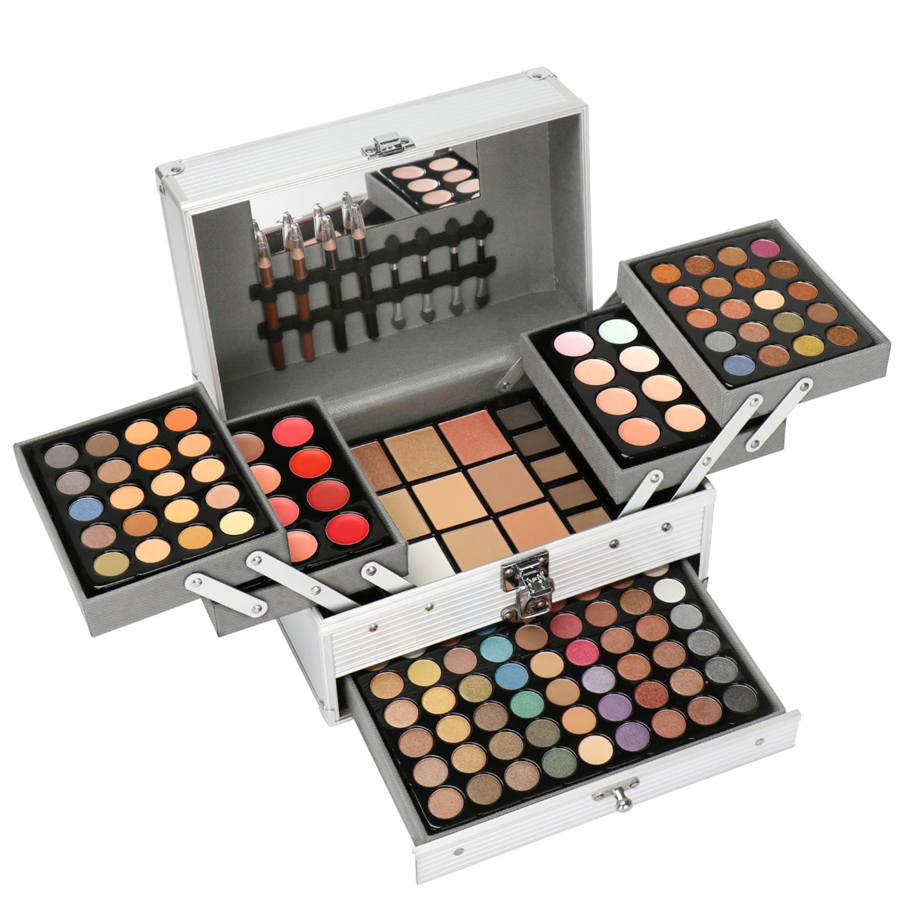 PhantomSky Professional 132-color palette front view showing diverse color range for versatile looks
