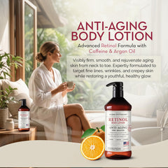 PHARM TO TABLE Rosen Apothecary retinol lotion texture close-up highlights rich, hydrating cream.
