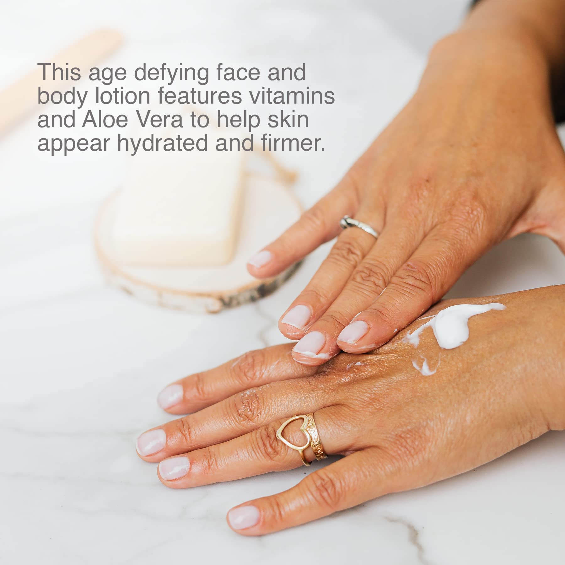 Pharmagel Firma Derm applied to skin reveals hydrating, firming feel.