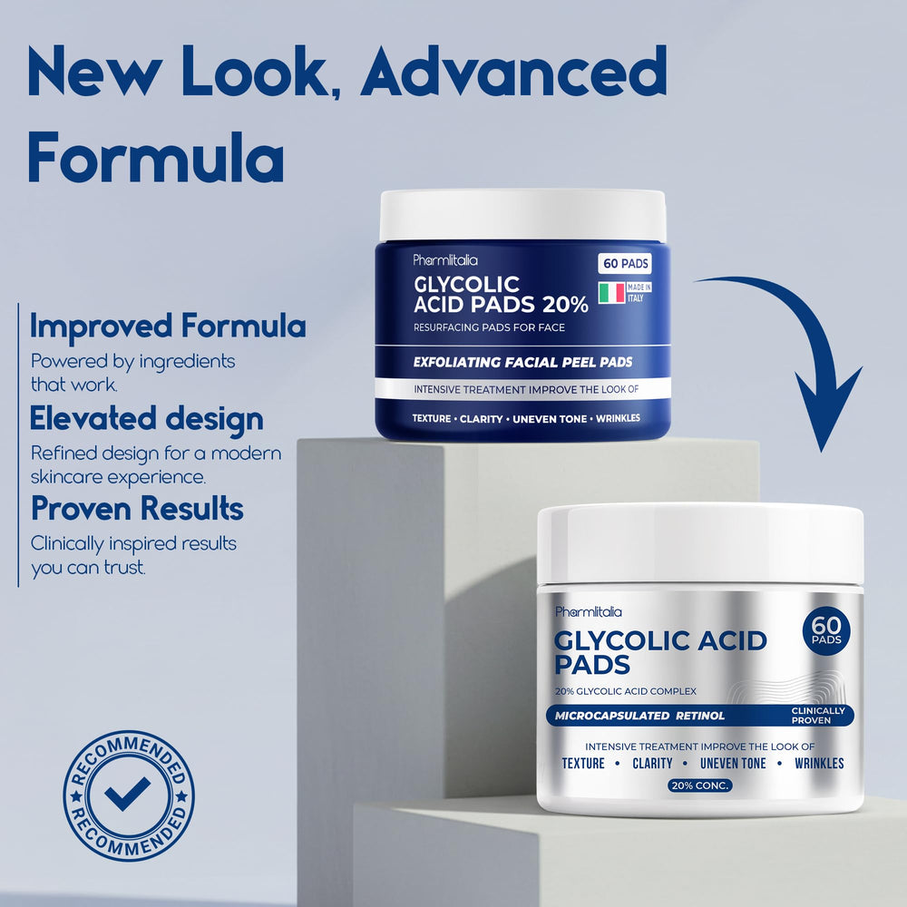 Pharmlitalia Glycolic Pads ideal for feet exfoliation and texture improvement.