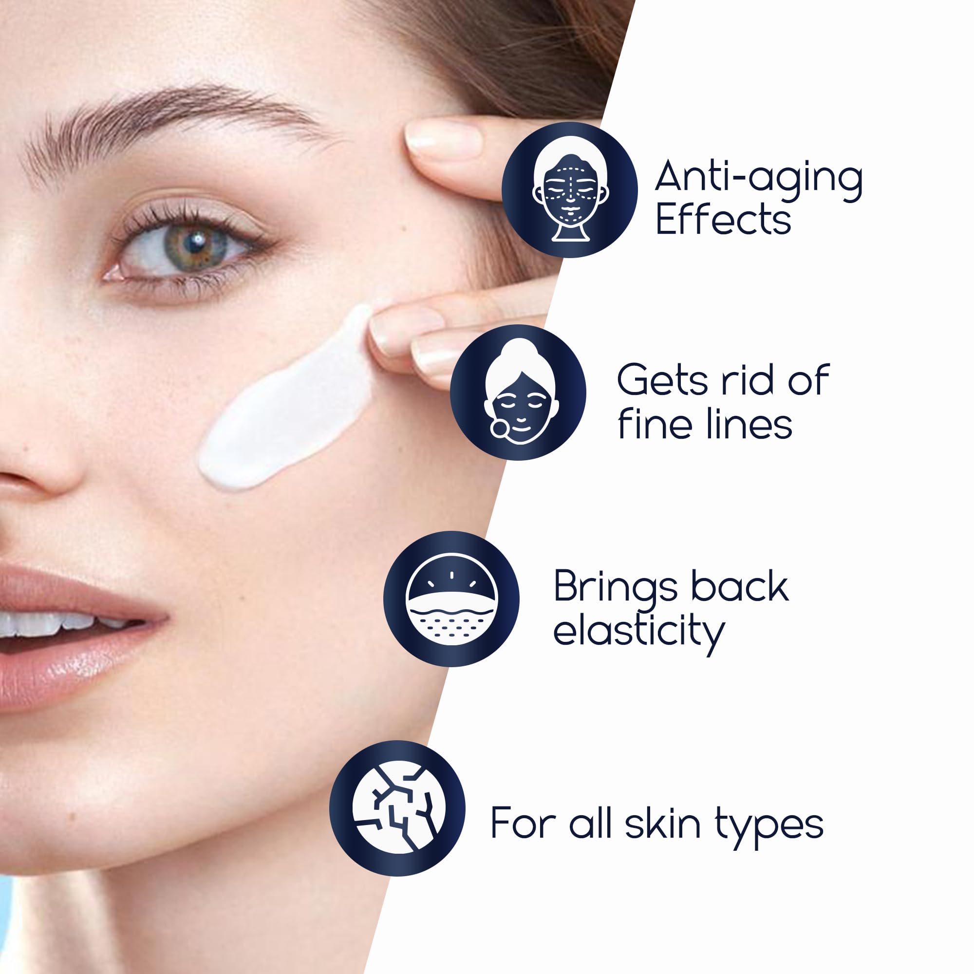 Pharmlitalia Hyaluronic acid enriched cream emphasizing hydration and plump skin feel.