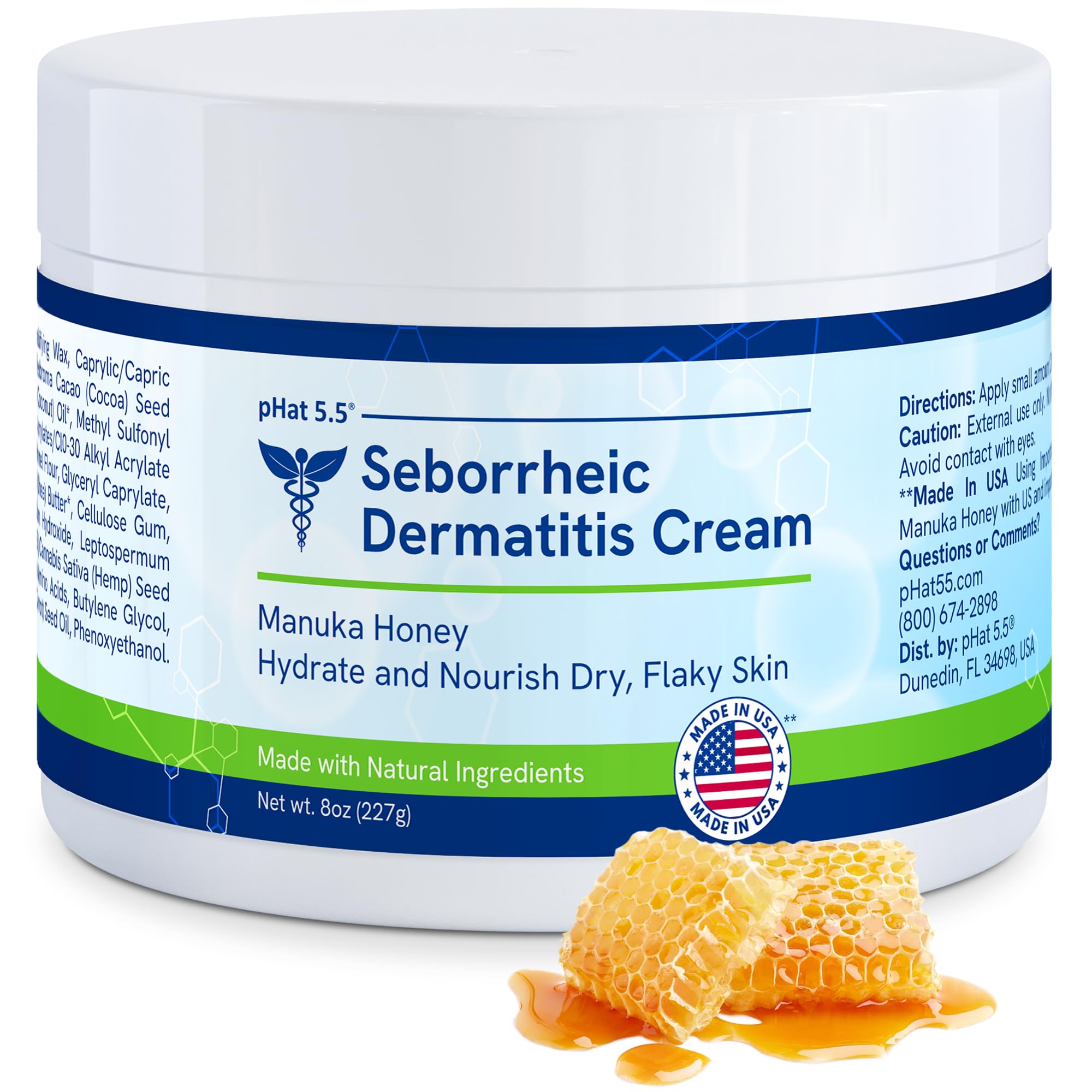 Phat 5.5 Nourishing Anti-Itch Cream bottle for dry skin relief.