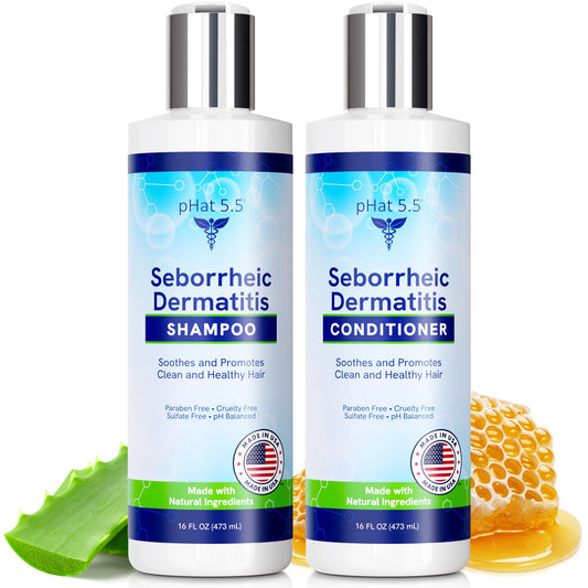 pHat 5.5 sulfate-free shampoo bottle for gentle cleansing on sensitive scalps.