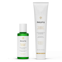 PHILIP B Peppermint Avocado Shampoo bottle with cooling, refreshing cleanse