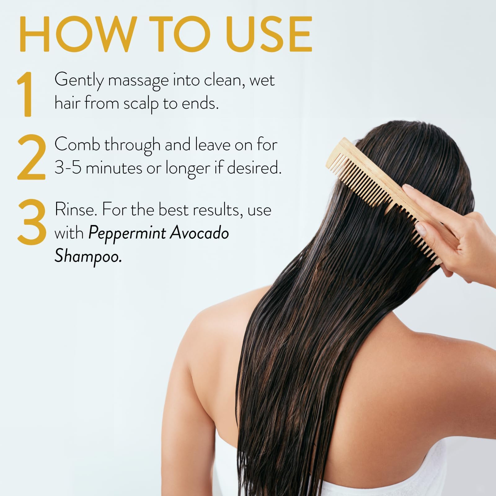 PHILIP B Peppermint Avocado Shampoo lather indicating volume boost