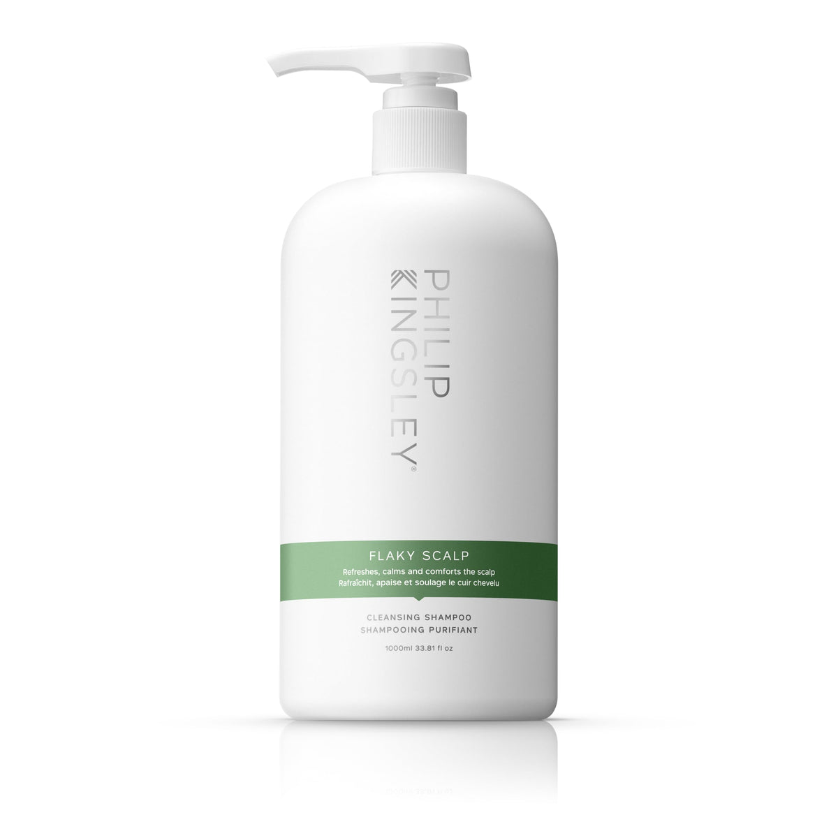 Philip Kingsley Flaky Scalp Shampoo bottle ready for soothing scalp care.