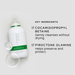 Philip Kingsley Flaky Scalp Shampoo colour-safe formula protects colour-treated hair.