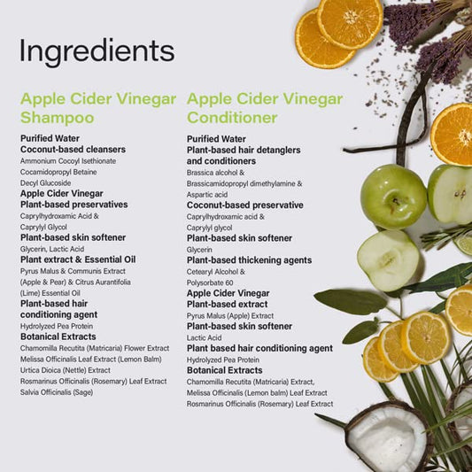 Phillip Adam Apple Cider Vinegar Conditioner bottle demonstrates detangling and frizz control