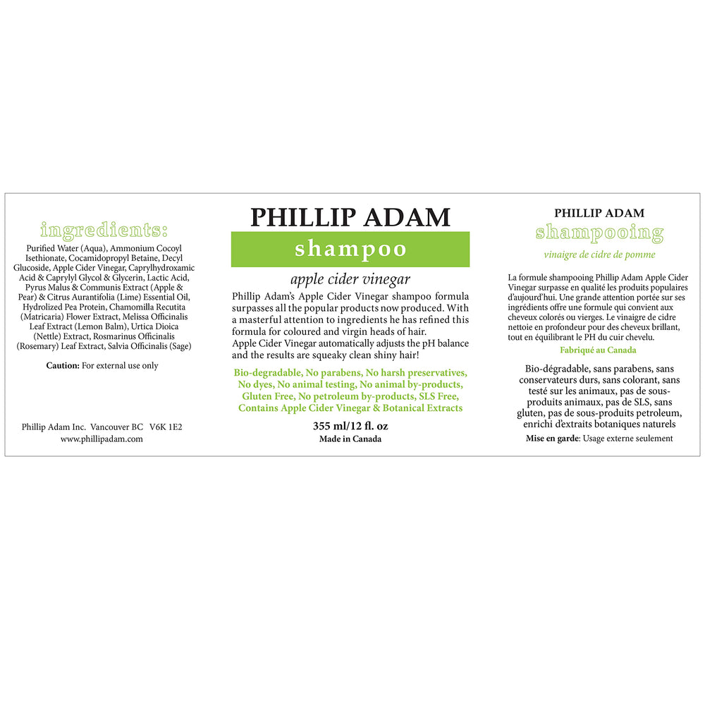Phillip Adam shampoo foam-lather close-up, coconut cleansing action