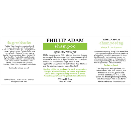 Phillip Adam shampoo foam-lather close-up, coconut cleansing action