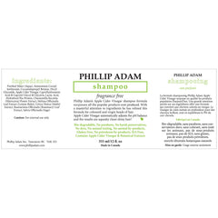 Phillip Adam fragrance-free conditioner bottle highlighting pH-balanced care