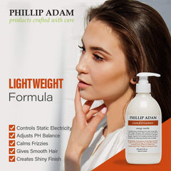 Phillip Adam Orange Vanilla ingredients highlight apple cider vinegar and plant extracts.