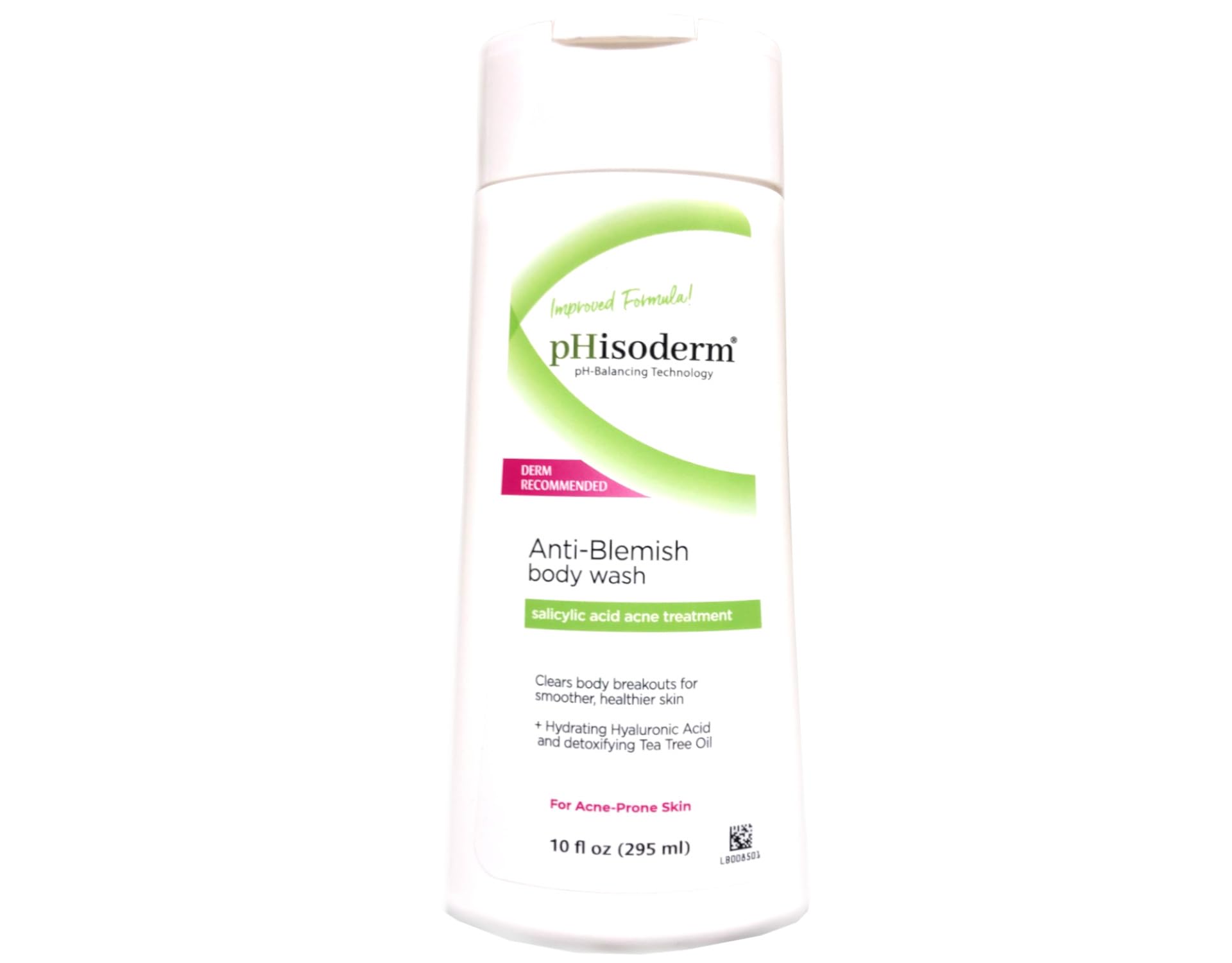 Phisoderm body wash lathering over skin after shower