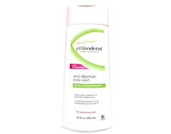 Phisoderm body wash lathering over skin after shower