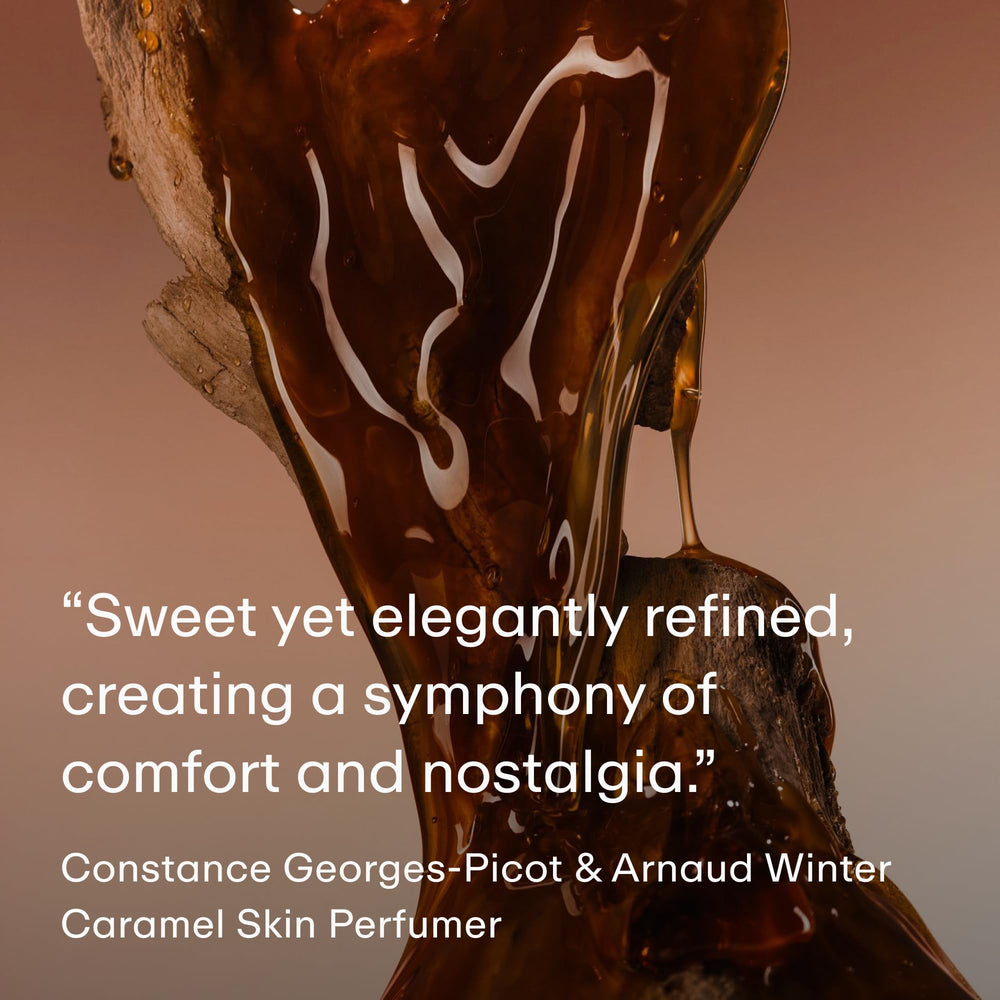 PHLUR Caramel Skin base notes brown sugar sandalwood musk.