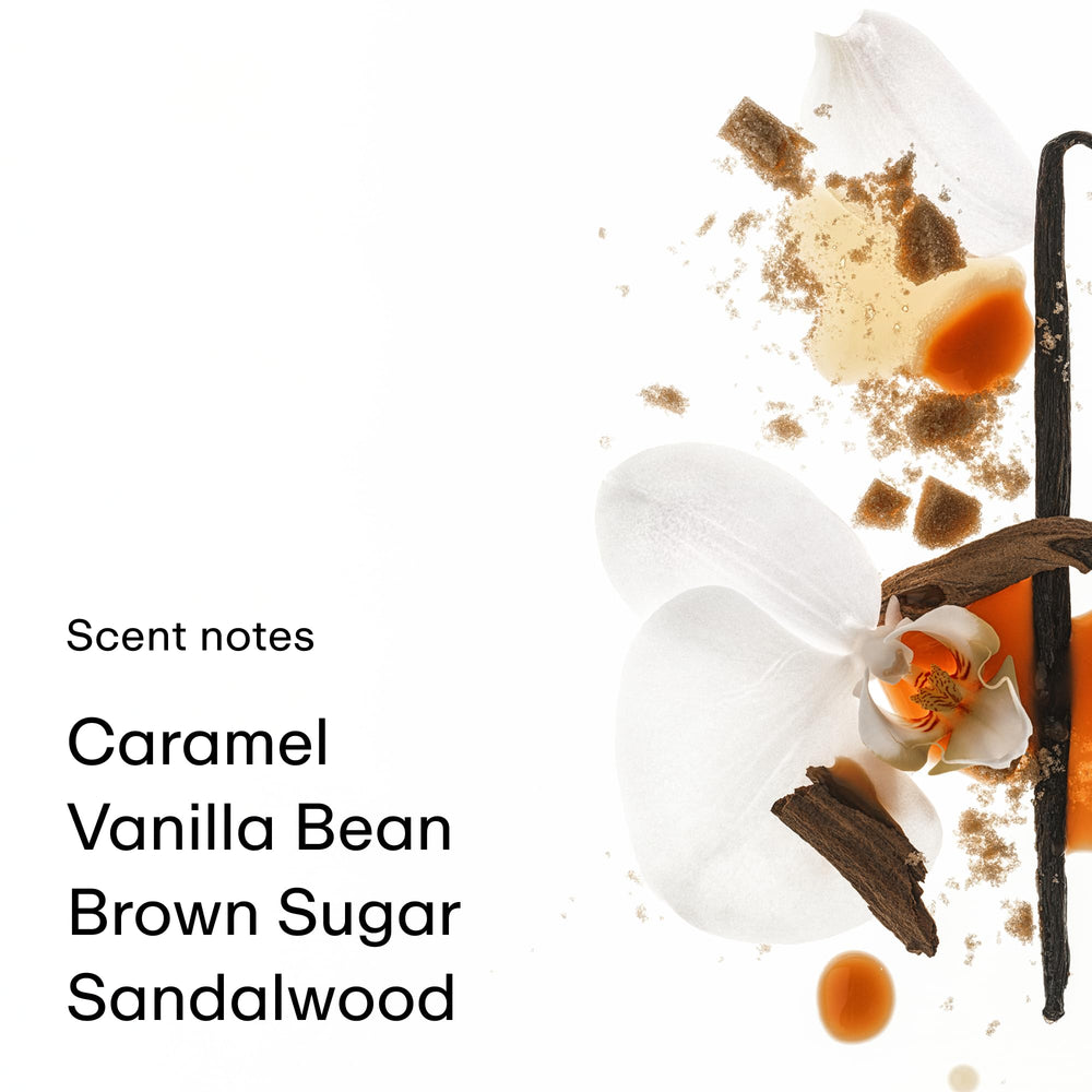 PHLUR Caramel Skin top notes bergamot close-up for fresh aroma.