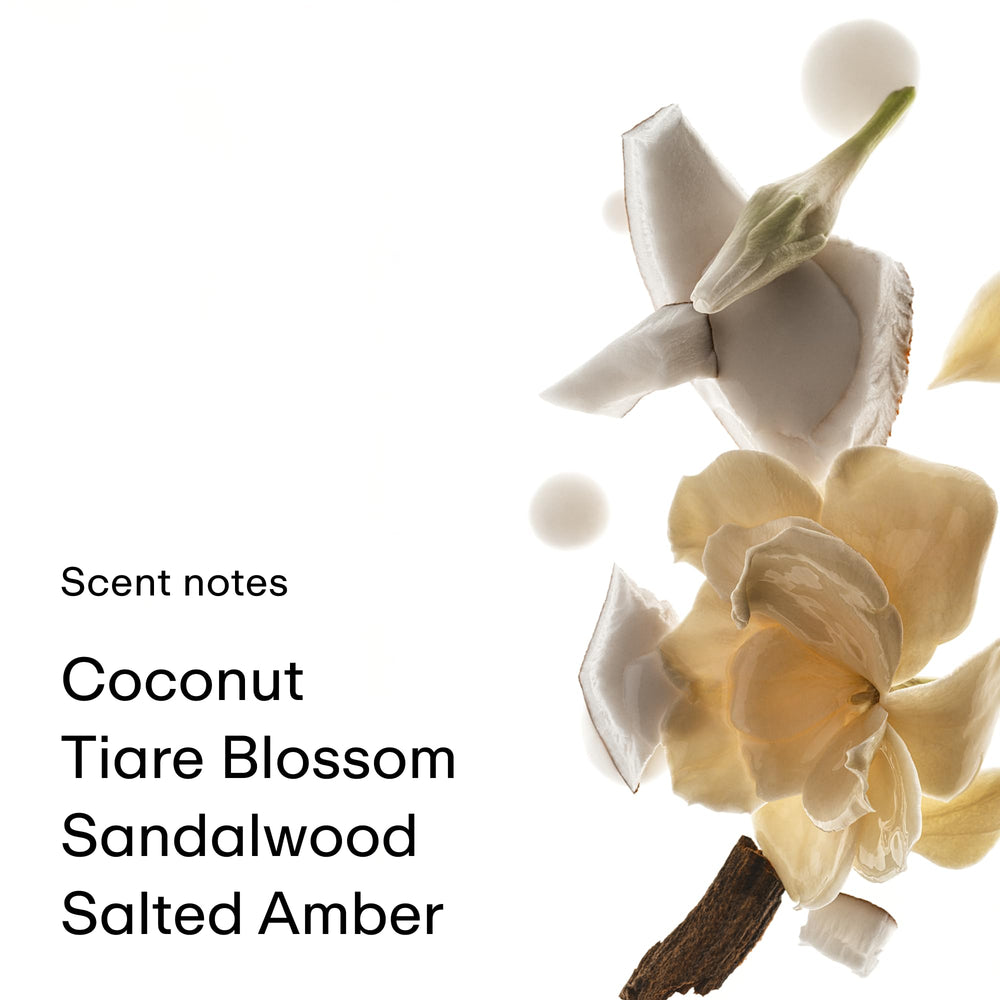 PHLUR Coconut Skin Mist bottle cap detail on sleek packaging.