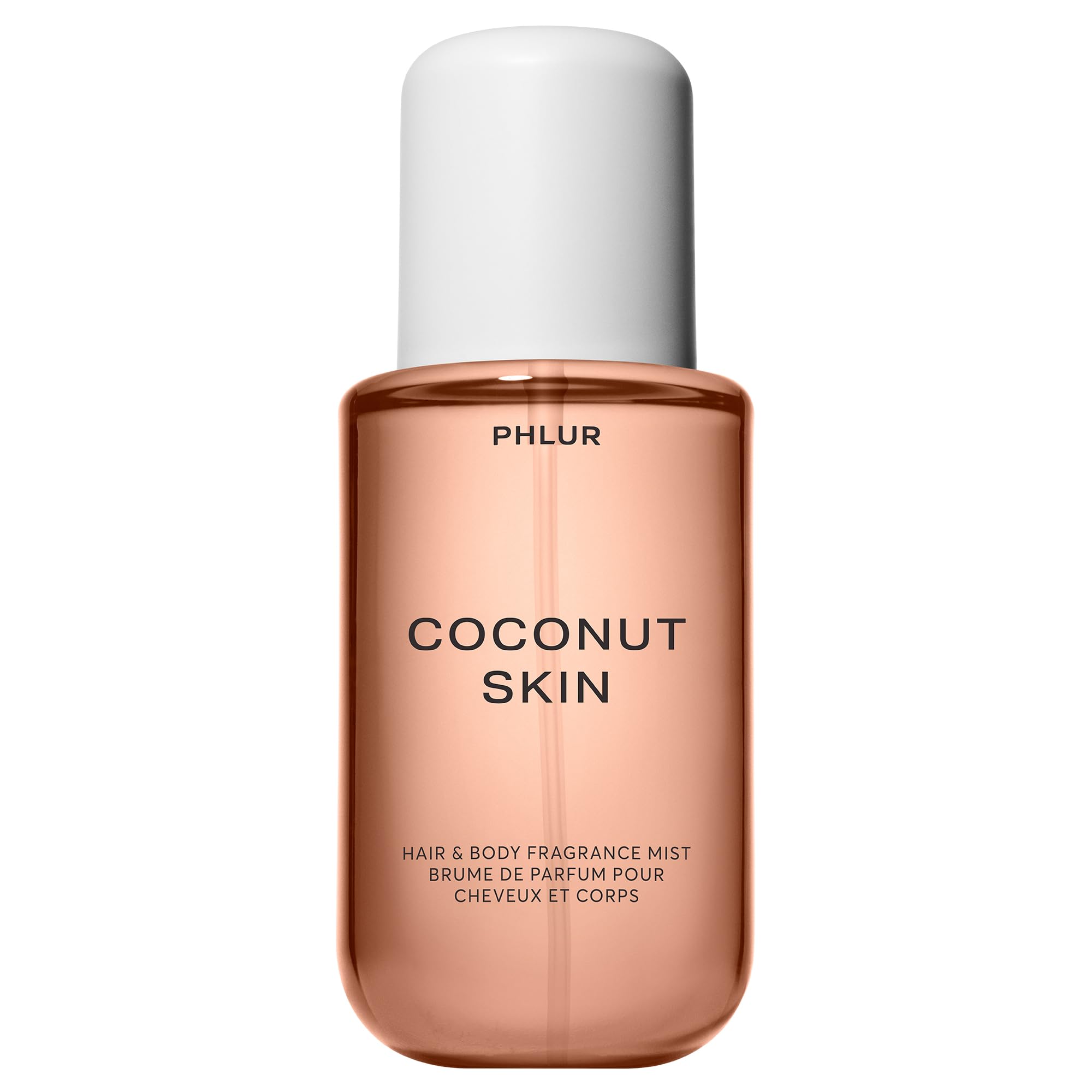 PHLUR Coconut Skin Mist bottle for daily tropical refreshment.