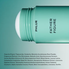 PHLUR Father Figure provides long-lasting freshness through busy days.