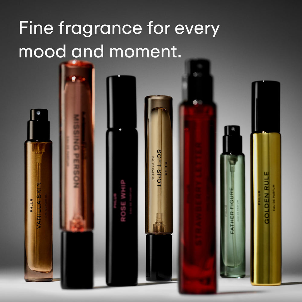 PHLUR Golden Rule heart notes show jasmine and orange blossom for elegant daytime wear.