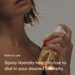 PHLUR Mango Mood swatch application, helps gauge scent intensity at a glance.